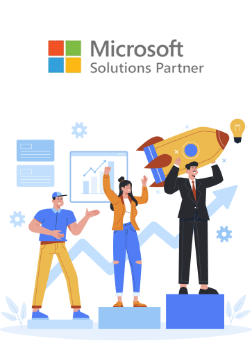 Microsoft Solutions Partner Illustration
