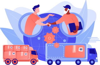 transform supply chain management illustration