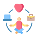 work life balance icon